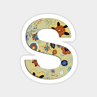 Monogram letter S Sticker